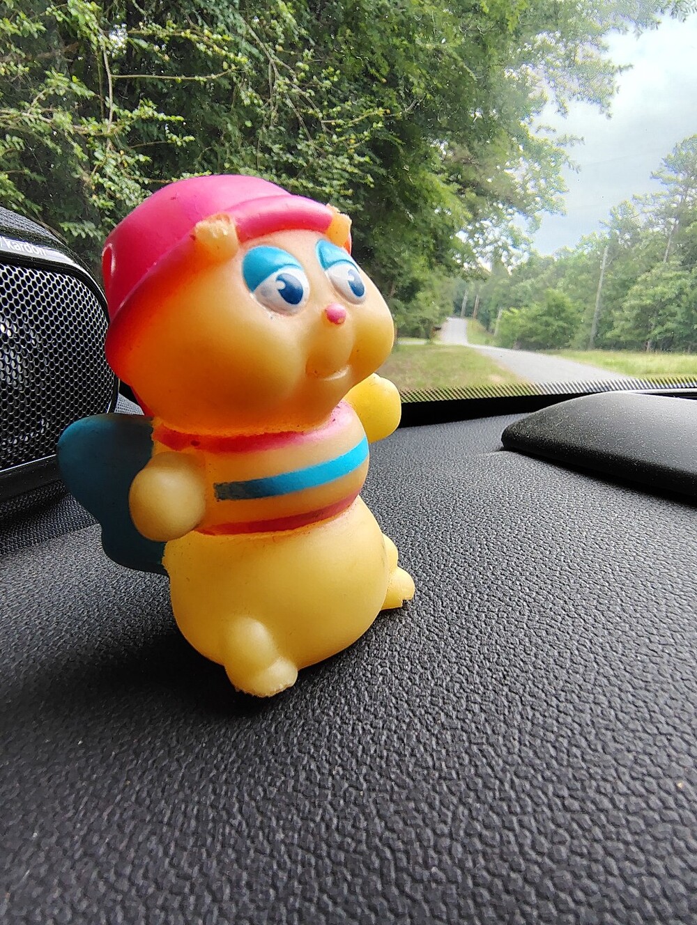 Vintage 1986 Playskool Glo Glow Worm Friends Bashful Bug Finger Puppet Figure